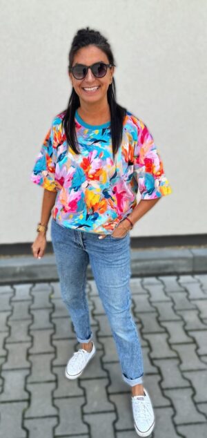 T-shirt Oversize Damski MOOD COLOR PAINT