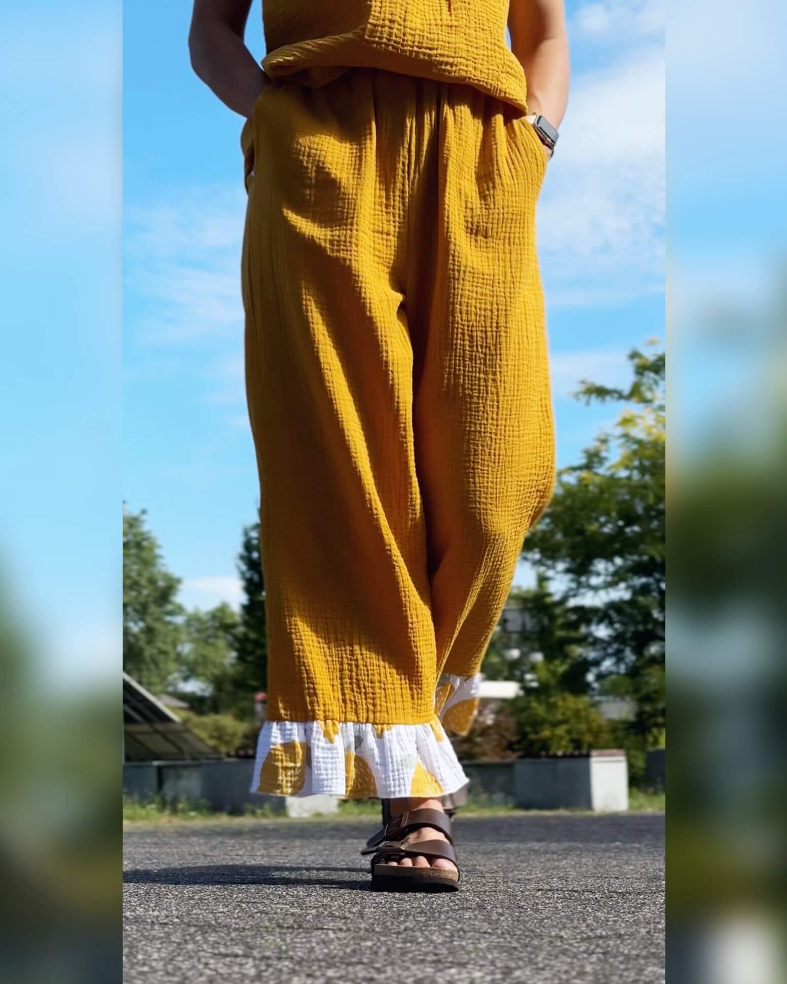 Komplet muślinowy Siesta Citrone - obrazek 2